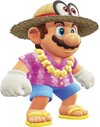 Artwork of Mario in the Resort Outfit from Super Mario Odyssey. It was potentially cropped from an in-game screenshot by the producers of the guide.