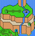 Vanilla Tableland at the start of the game for before the Butter Bridge is unlocked
