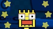 Fronk jumping in excitement