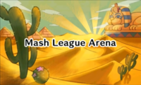 Mash League Arena background from WarioWare Gold