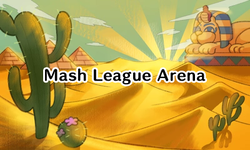 Mash League Arena background from WarioWare Gold