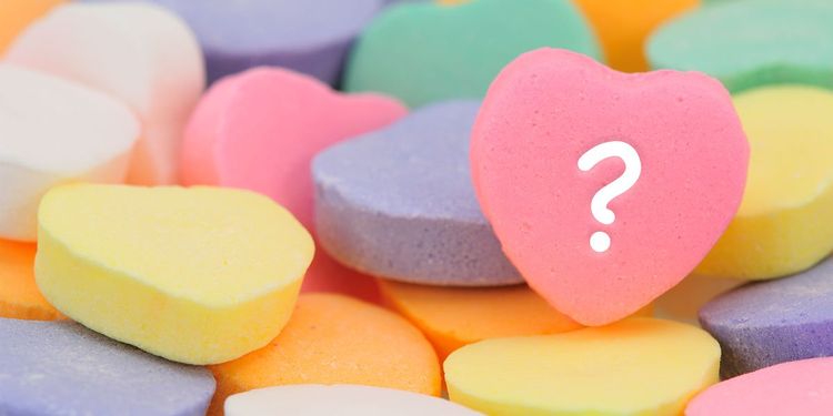 The image for the 4th question of the Candy Hearts Valentine's Day Personality Quiz