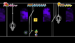 Second ? Block in Castle Bleck Interior of Super Paper Mario.