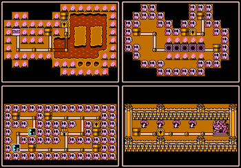 Dark Land as it appears in Super Mario Bros. 3