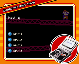 Screenshot of Classic NES Series Trivia gameplay