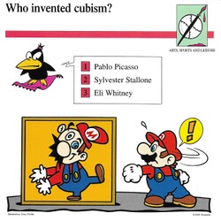 A card from Mario Quiz Cards