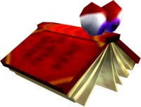 In-game render of a Book from Donkey Kong 64