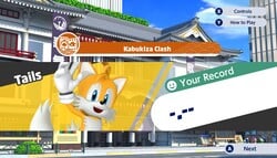 A minigame in Mario & Sonic at the Olympic Games Tokyo 2020