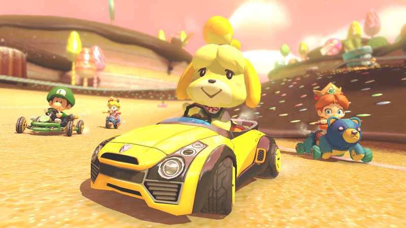 File:MK8D Isabelle Sports Coupe Screenshot.png