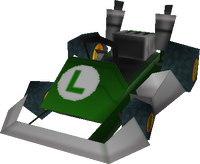 The model of Standard LG kart from Mario Kart DS