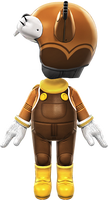 The Monty Mole Mii Racing Suit from Mario Kart Tour