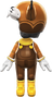 The Monty Mole Mii Racing Suit from Mario Kart Tour