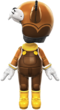 The Monty Mole Mii Racing Suit from Mario Kart Tour