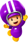 Purple Toad (Pit Crew) from Mario Kart Tour