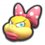 Wendy O. Koopa's icon from Mario Kart Tour.