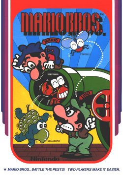 Arcade flyer for Mario Bros.