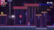 Screenshot of Spooky House level 5-4 from the Nintendo Switch version of Mario vs. Donkey Kong