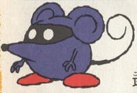 Official art of a Little Mouser for Super Mario World 2: Yoshi's Island