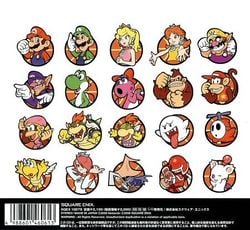 Back cover from Mario Basketball 3on3 Original Soundtrack.
