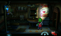 The Washroom (2F) in the Nintendo 3DS remake.
