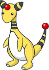 Artwork of Ampharos' Spirit from Super Smash Bros. Ultimate