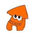 Orange Inkling Squid