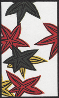Third card of October in the Club Nintendo Hanafuda deck.