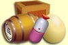 Artwork of items from Super Smash Bros.