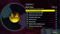 The disc for the song "Planet Core: Second Half" in Donkey Kong Bananza