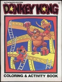 Cover of a 1982 issue of Donkey Kong: Coloring & Activity Book.