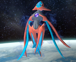 Deoxys as it appears in Super Smash Bros. Brawl.