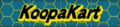 A KoopaKart trackside banner from Mario Kart 7