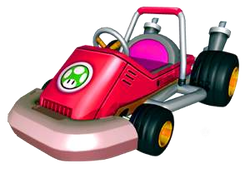 The Toadette Kart from Mario Kart: Double Dash!!