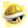 The icon for the Coin Shell from Mario Kart World