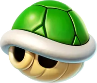 The Icon for the Green Shell from Mario Kart World