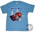 Mario using a Wing Cap from Super Mario 64 DS with the words "Wing Man" by Delta Apparel[4]