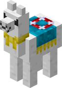 Minecraft Mario Mash-Up Llama White Trader Render.png