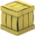 A small breakable crate from Paper Mario: Color Splash.