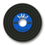 An icon of a Sound exhibit record from the Prisma Museum in Paper Mario: Color Splash.