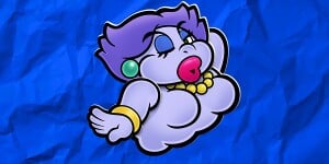 Artwork of Flurrie shown with the results of the Paper Mario Personality Quiz.