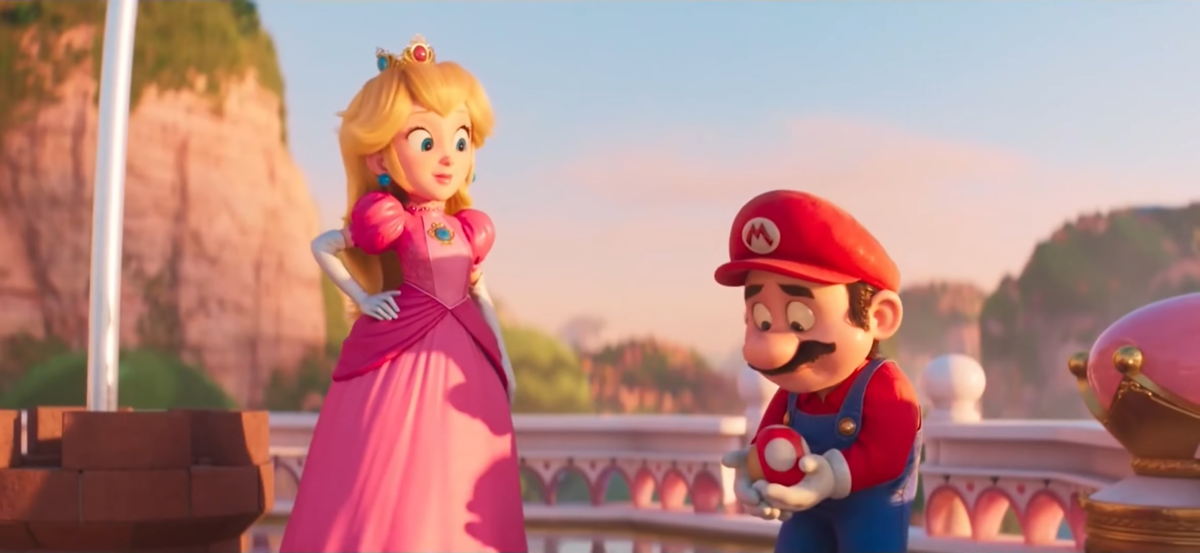 Filepeach Introduces Mario To Super Mushrooms Tsmbmpng Super Mario Wiki The Mario 1329
