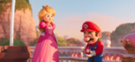 Peach introducing Mario to the Super Mushroom power-up