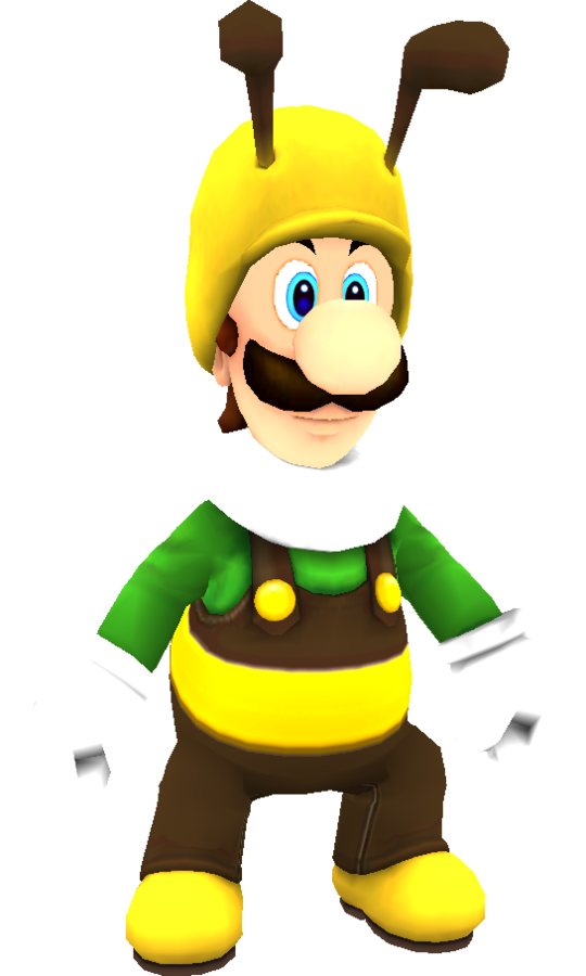 Filesmg Asset Model Bee Luigipng Super Mario Wiki The Mario Encyclopedia 9315