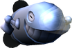 Rendered model of the Torpedo Ted enemy in Super Mario Galaxy.