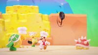 Hammer Bros and a Spiny in Super Mario Odyssey.