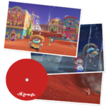 The Sand Kingdom Music record from the Music List in "Super Mario Odyssey."