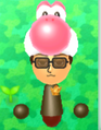 Pink Yoshi Hat (Perilous Peak - West, second playthrough)