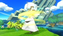 Princess Zelda's Farore's Wind in Super Smash Bros. for Wii U.