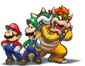 The Mario Bros. and Bowser