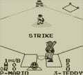 Mario (as pitcher) pitching to Teddy (batter)